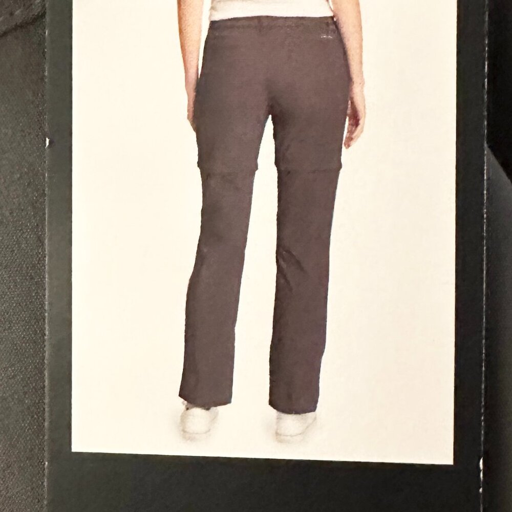 Eddie Bauer Women's Convertible Pant Size 16 Gray Adjustable Length UPF 50+ NEW - Picture 11 of 15